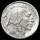 1937-D 3 Legs Buffalo Nickel RARE Variety KEY DATE