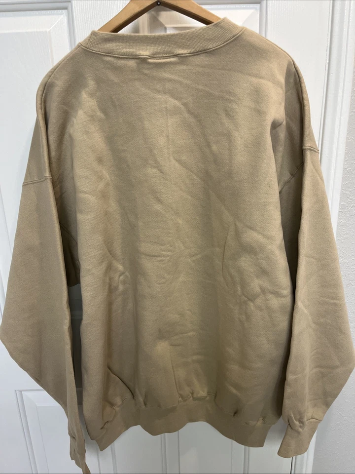 Vtg. Michigan State Basketball Men’s Y2K 90’s Hanes Sweatshirt NOS Size XL Beige - Image 3 of 4