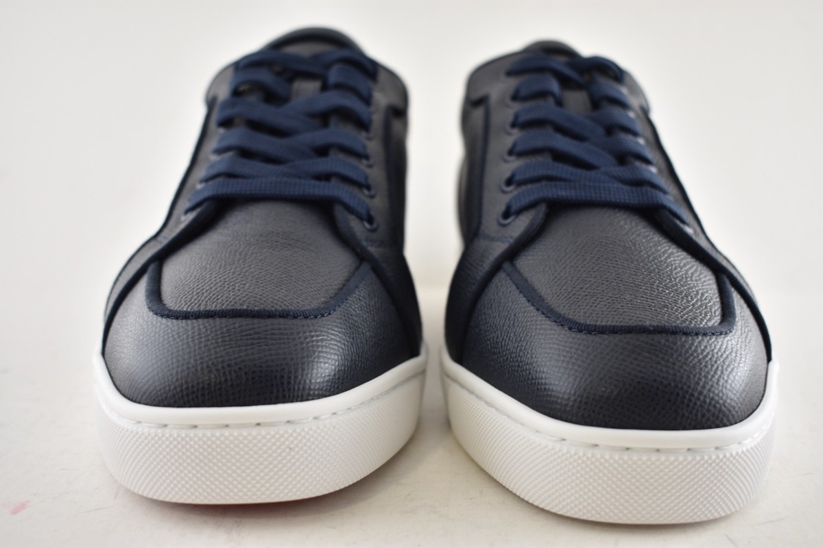 Christian Louboutin Mens Rantulow Orlato Flat Marine Blue Low Top 