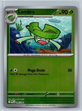 Lombre 006/094 Common Phantasmal Flames Pokemon Card Reverse Holo Near Mint