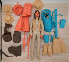 Vintage Marx Johnny West - Princess Wildflower Indian/Native Doll w/ Accessories