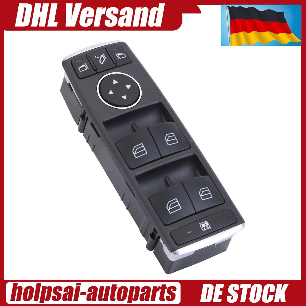 Interruttore alzavetro anteriore sinistro per Mercedes-Benz W204 S204 W212 S212 A207 IT foto 2