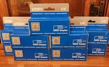Rapid Standard Staples 1/4" 5000 Per Box #73782 210 Per Strip Lot Of 11 Boxes 