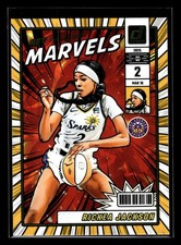 Rickea Jackson 2025 Donruss WNBA Net Marvels Diamond #6 Los Angeles Sparks