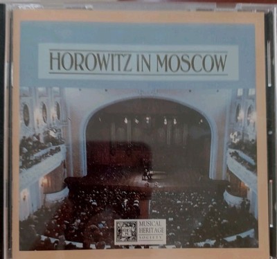 Horowitz in Moscow  By Vladimir Horowitz - CD