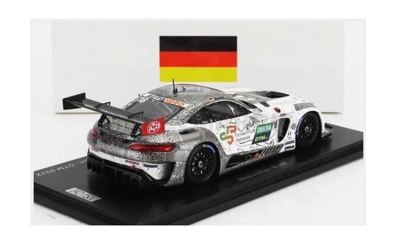 SPARK-MODEL SG877 MERCEDES BENZ - AMG GT3 EVO TEAM MUCKE MOTORSPORT N 18 DTM SEA - Immagine 2 di 2