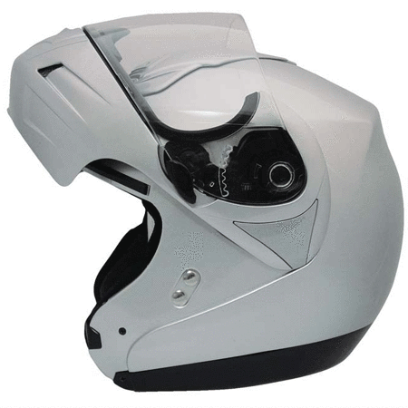 THH T-796 FLIP HELMET RED AND WHITE (SMALL) DOT APPROVED - Picture 5 of 5