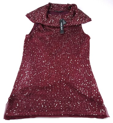 Antonio Melani Women's Sleeveless Sparkly Burgundy Glow Short Dress Sz M NWT | eBay Antonio Melani Women's Sleeveless Sparkly Burgundy Glow Short Dress Sz M NWT | eBay