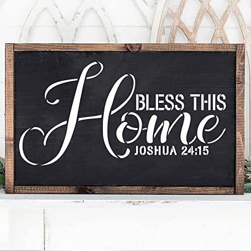14PCS Christian Stencils Painting on Wood, Bible Sign Motivational ...