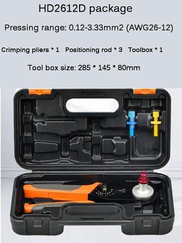 Crimping Pliers Wiring Tool Aviation Terminals Pin Crimper Four-Core Point Crimp - Picture 12 of 24