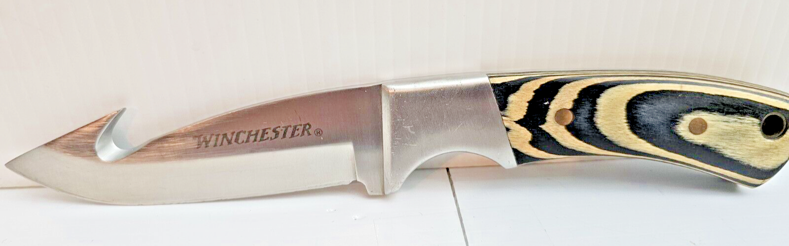 Vintage Winchester Hunting Knife With Gut Hook Skinning Knife 9 in eBay