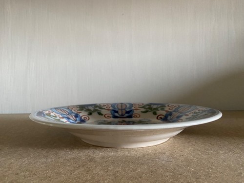 FREE SHIPMENT unique ceramic MAKKUM PLATE Ø9inch Tichelaar Delft Holland 345 - Picture 5 of 9