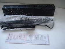 BEACHWAVER B1 - Black Glitter, Rotating Curling Ceramic Hair Iron 1" Barrel, NIB