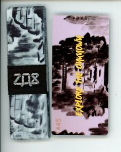 Details about   Medium ZOX Silver Strap FOLLOW YOUR OWN PATH Wristband with Card Reversible