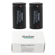 Kastar 2x Flat Top IMR18350 1200mAh 3.7V Quality High Drain 7A Discharge Li-ion