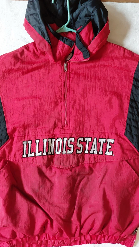 Mens Illinois State University pullover hoodie puffer jacket men XL mens Bird - Image 3 of 4