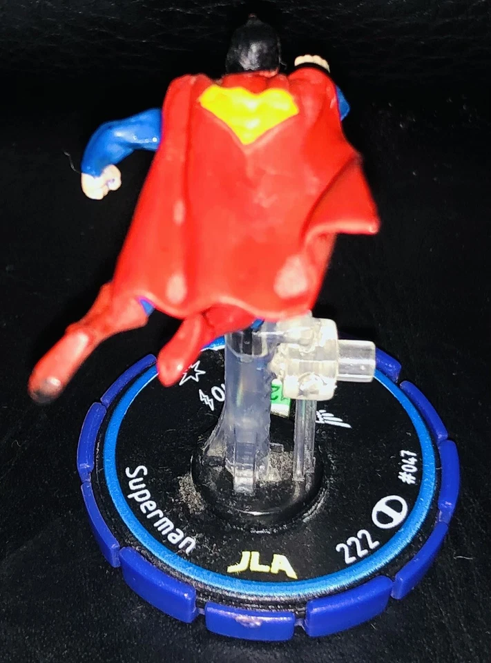 HeroClix Superman #222 2006 raro👀 anillo azul base púrpura Foto 3 de 4