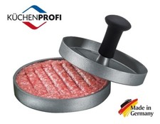 PRESSA STAMPO PER HAMBURGER IN ALLUMINIO DIAMETRO 120 mm "KUCHENPROFI" GERMANY