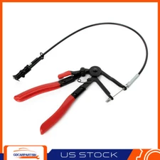 24''CABLE WIRE HOSE CLAMP PLIERS CAR REPAIRS REMOVING TOOLS LONG REACH FLEXIBLE