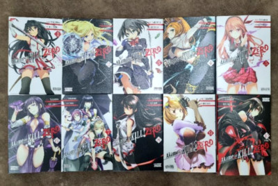 Akame ga Kill Zero English language Vol.1-10 Complete Full Set Manga DHL EXPRESS