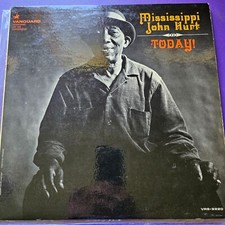 MISSISSIPPI JOHN HURT TODAY! VANGUARD VRS 9220 Mono 1966 Original 1st press