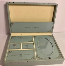 Baby and Child Restoration Hardware Baby Keepsake Box Pebbled Leather Vintage