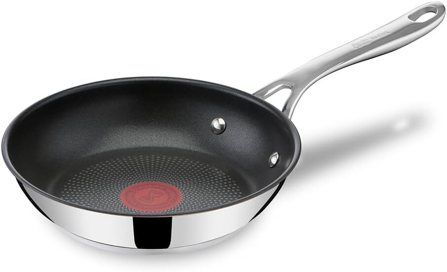 Tefal Jamie Oliver Cooks Direct Stainless Steel 20cm Frying Pan-image