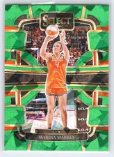 Marina Mabrey - 2024 Select WNBA - Green Ice Prizms #95 - Connecticut Sun