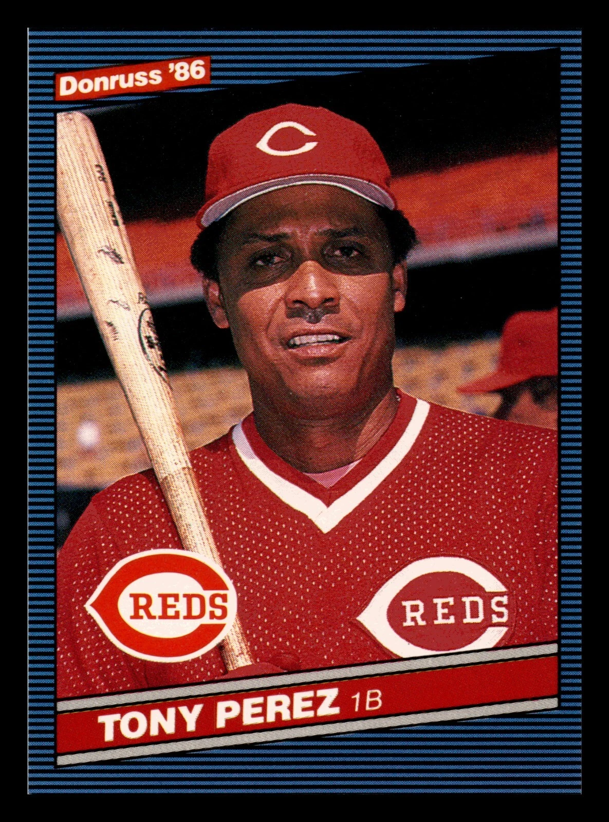 1986 Donruss Tony Perez HOF Reds 22nd Year #428 Centered Mint