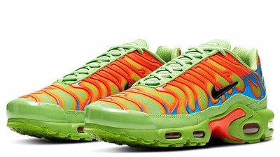 Nike Air Max Plus TN Supreme Mean Green Black Blue Vivid Orange DA1472-300