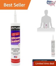 Rutland 10.3 oz High Viscosity Silicone Sealant - 500 F Clear  Waterproof