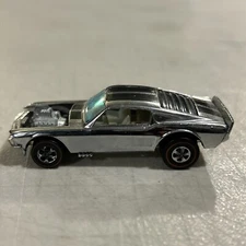 Hot Wheels 1969 Diecast 1/64 Redline Chrome Boss Hoss Mustang Stocker HK NrMnt!
