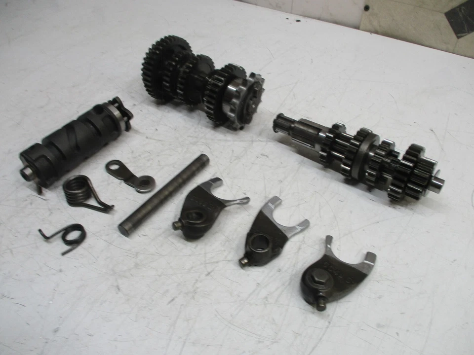 Honda xr100r xr 100 r 1991 91 transmisión engranajes horquilla tambor. Foto 2 de 4