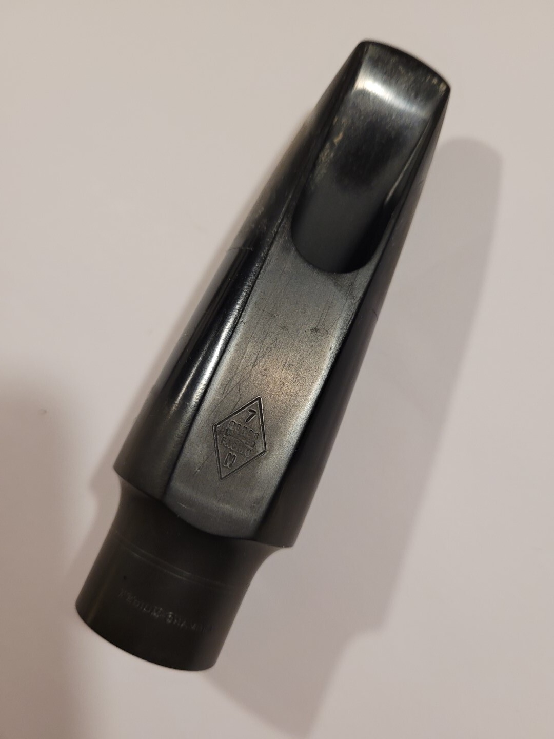 VINTAGE MEYER HARD RUBBER 7M MEDIUM JAZZ TENOR SAX SAXOPHONE MOUTHPIECE