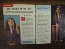 1970 Detroit TV Mag(KITTY BRUCE/TINY TIM/KAREN VALENTINE/RICHARD PRYOR/B NEWHART