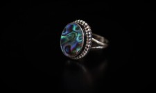 Abalone Shell Ring ,925 Sterling Ring ,Statement Ring ,Designing Ring