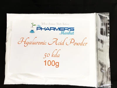 Pure Hyaluronic Acid Powder All Molecular Weights Cosmetic & Food Grade Vegan