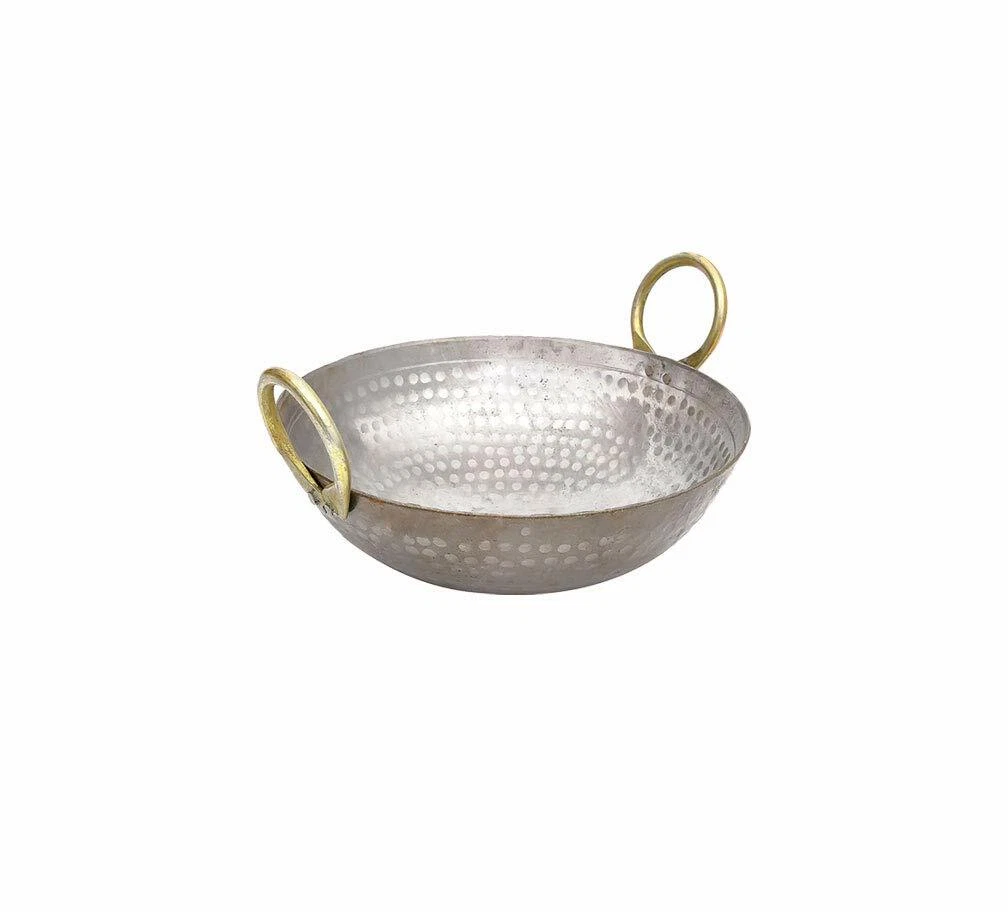 Heavy Base Iron Hammered Wok, Deep Frying Kadai , (500 ml)
Opens in a new window or tab