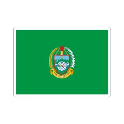 Flag of North Sumatra Indonesia - STICKER Vinyl Kiss-Cut Decal