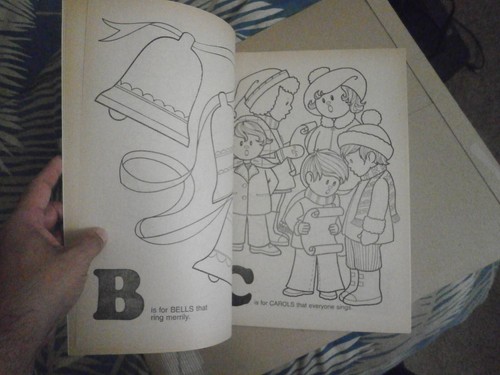 NEW Whitman 1979 Jolly Santa Large Coloring Book Florence Sarah Winship READ - Picture 12 of 12