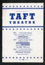 1945 Taft Theatre Cincinnati Ohio "Oklahoma" Program/Playbill