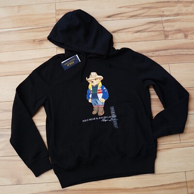 Polo Ralph Lauren Men Cowboy Ranch Graphic Polo Bear Fleece