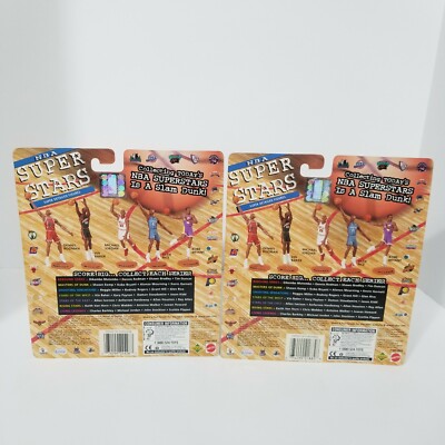 1998 Mattel MICHAEL JORDAN NBA Superstars Court Collection Figures