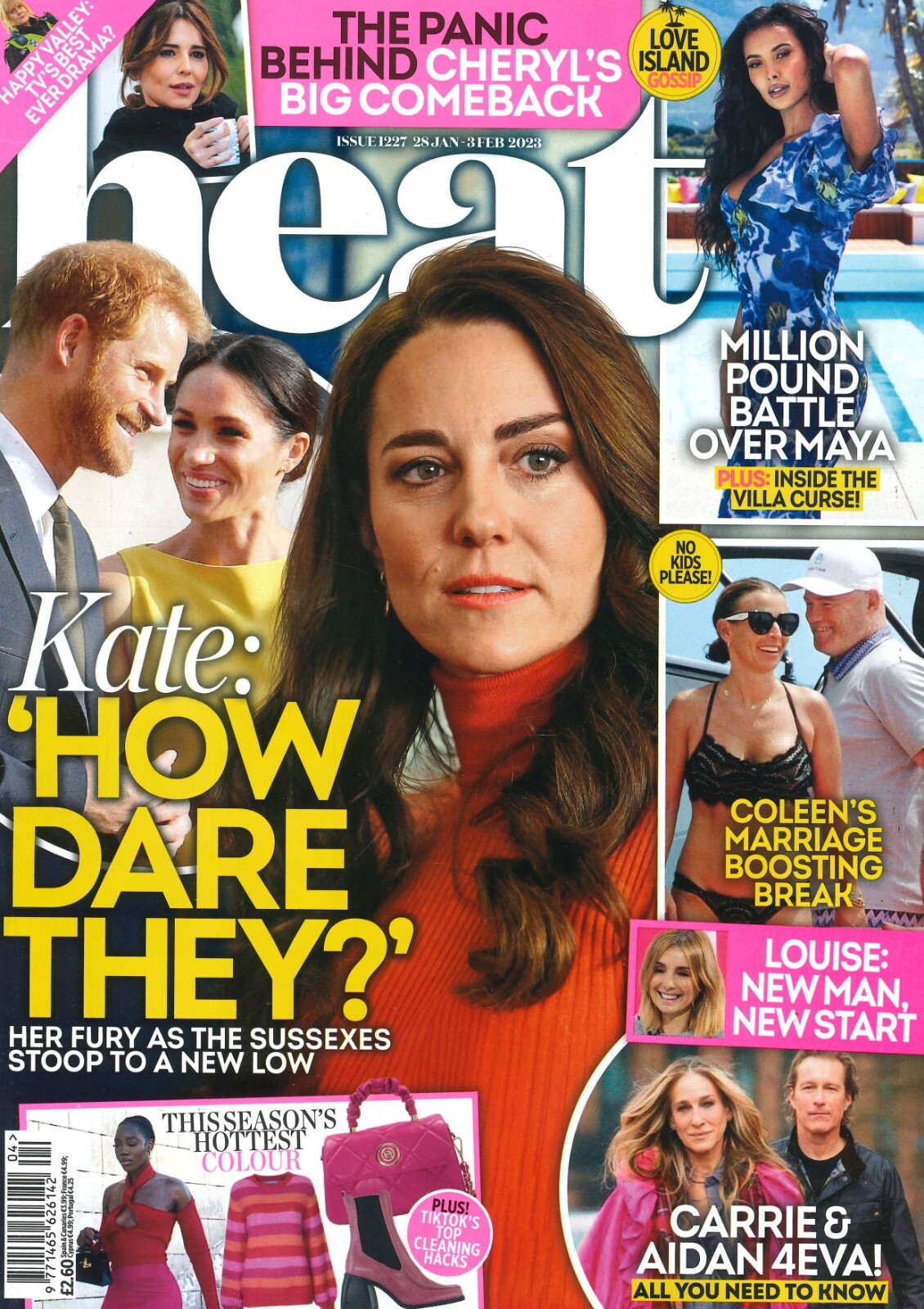 UK Heat Magazine, Kate Middleton, Meghan Markle, Prince Harry, J