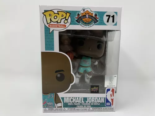 🐐 FUNKO POP MICHAEL JORDAN #71 ALL STAR JERSEY 1996 UPPER DECK EXCLUSIVE 🐐