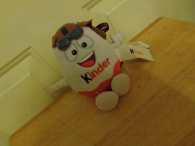 2015 KINDER SURPRISE EGG AVIATOR PILOT CHOCOLATE ADVERTISEMENT PLUSH DOLL FIGURE