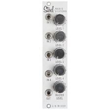Linear Mixer for Eurorack Modular CV and Audio Sources by Stoel Music Systems