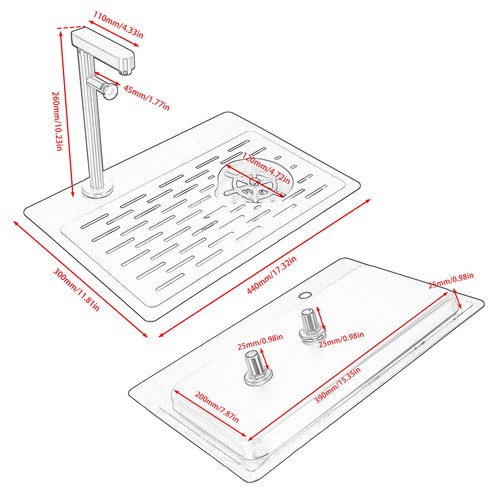 1 Set Stainless Steel Automatic Glass Rinser/Washer With Push Button Type Faucet - Picture 2 of 21