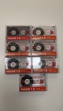 Maxell UR 90 Minutes Normal Bias UR Audio Cassette. Lot Of 7 Cassettes.