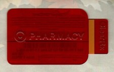 TARGET Pharmacy ( Yellow ) Pill Bottle ( 2005 ) Collectible Die-Cut Gift Card